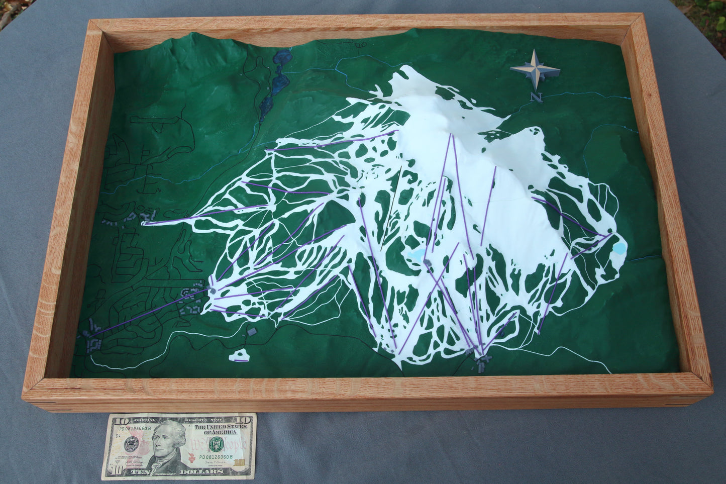 Mammoth Mountain 3D Map