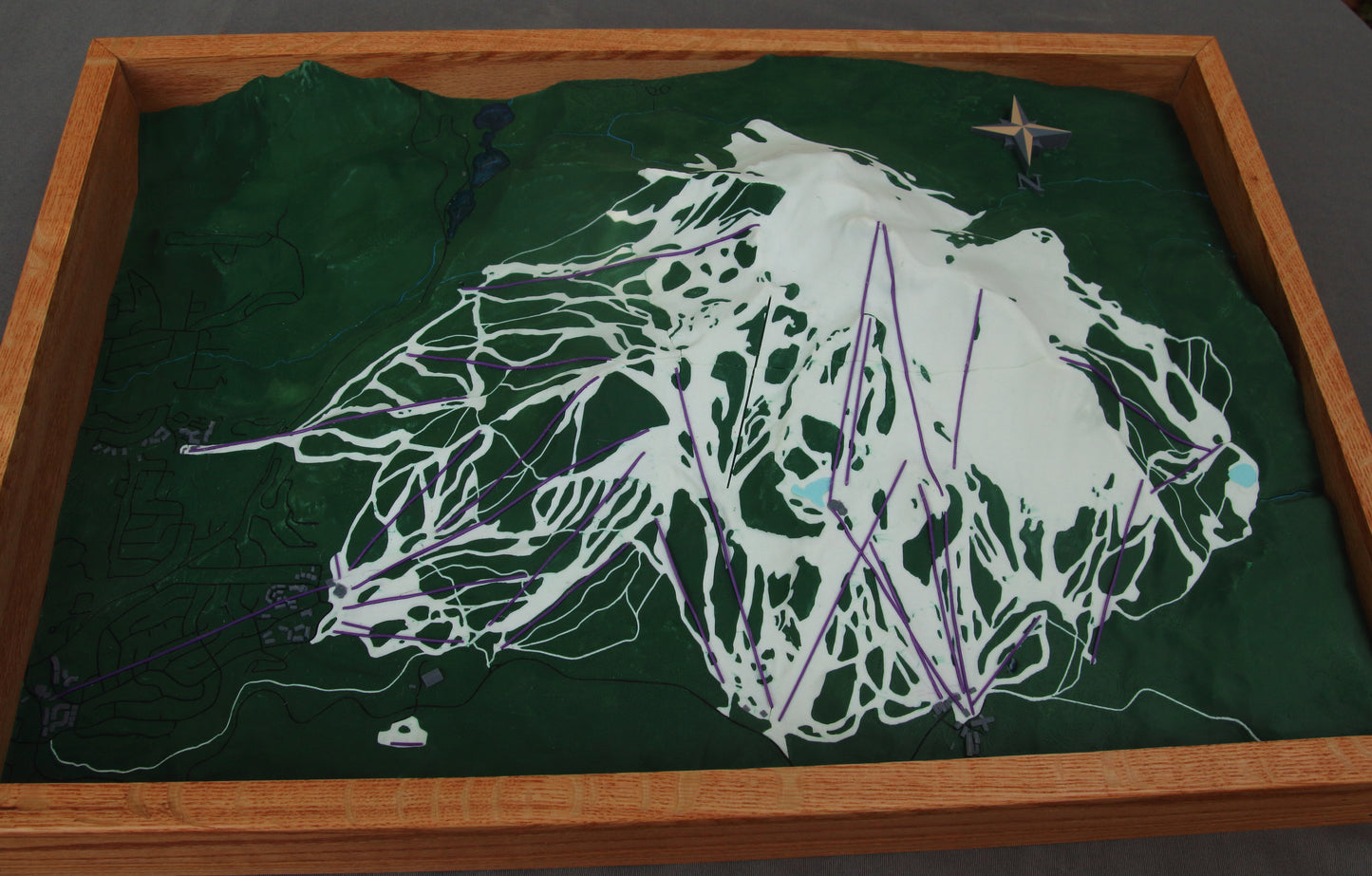 Mammoth Mountain 3D Map