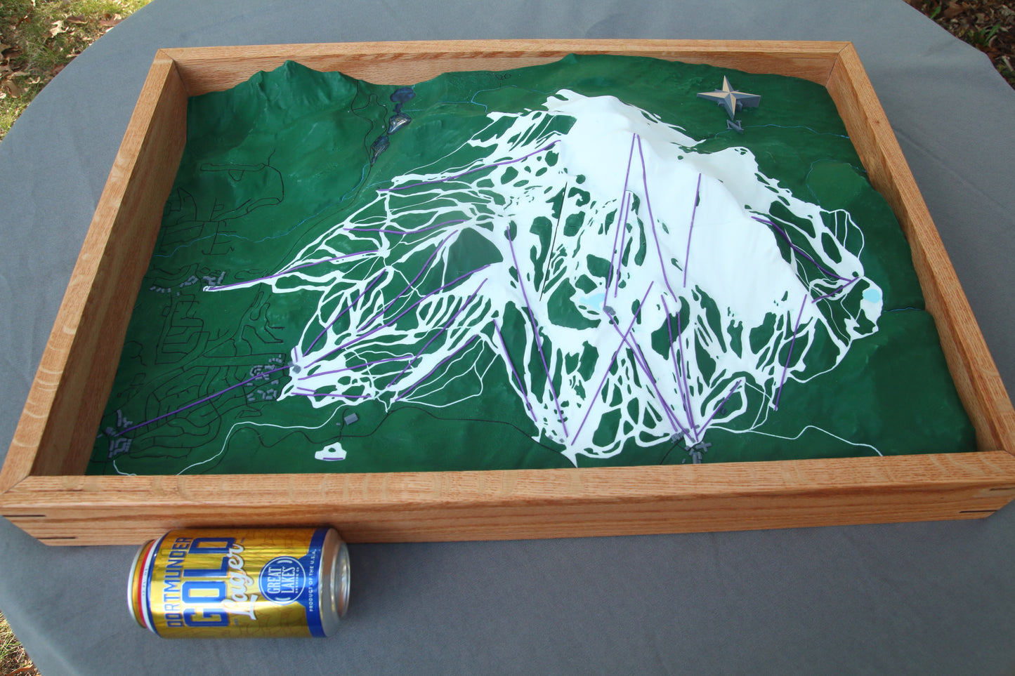 Mammoth Mountain 3D Map