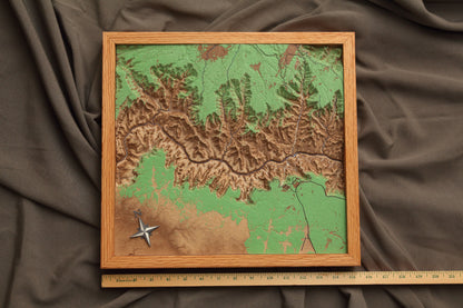 Custom 3D topographical map