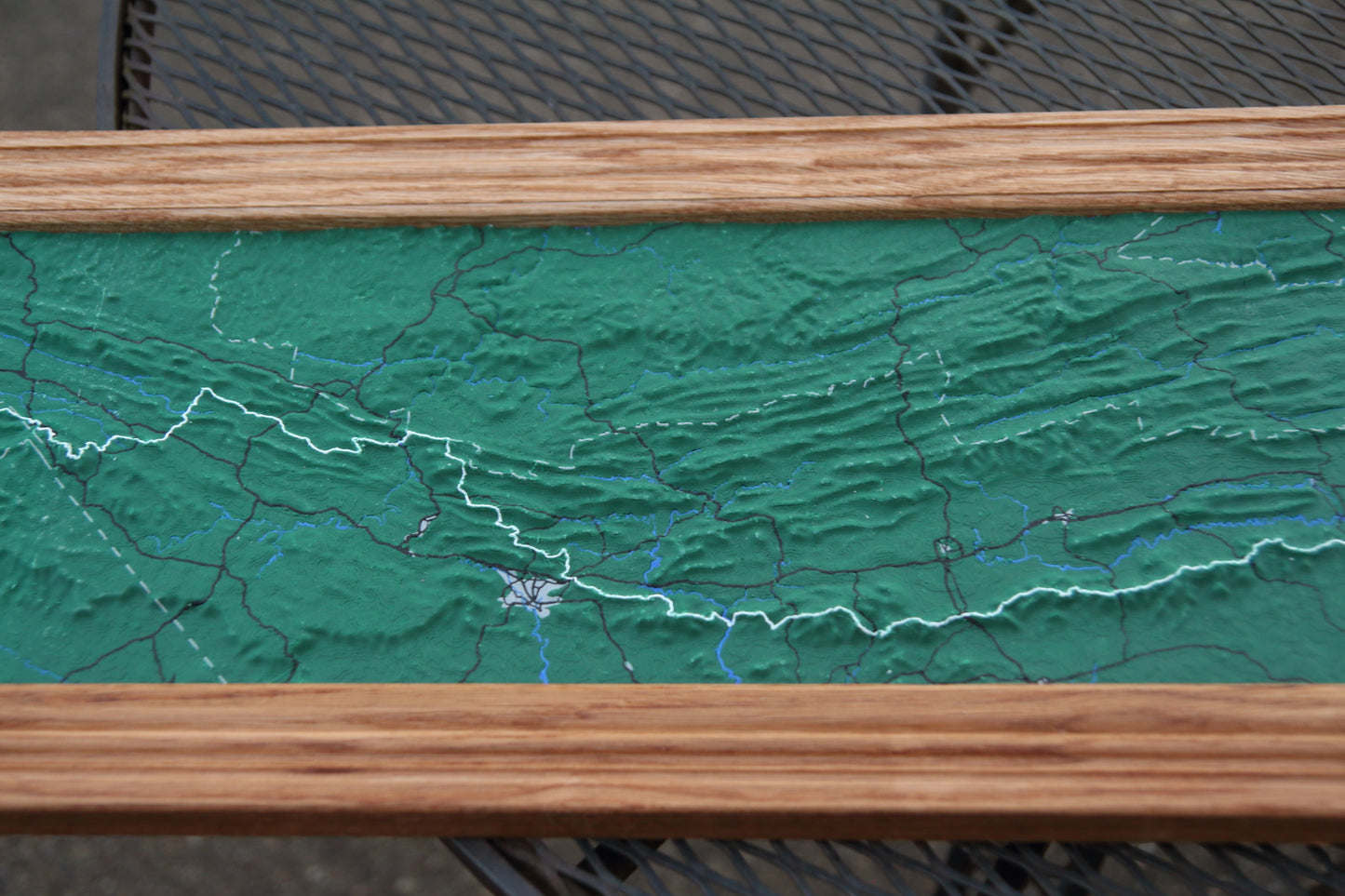 Large 3D Appalachian Trail Map