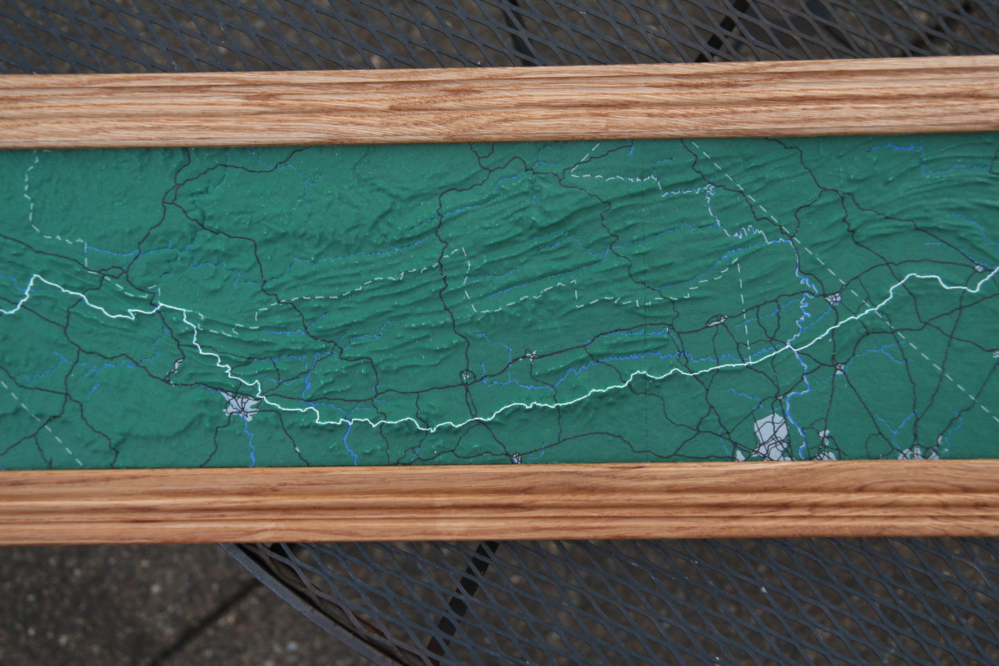 Large 3D Appalachian Trail Map