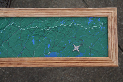 Large 3D Appalachian Trail Map