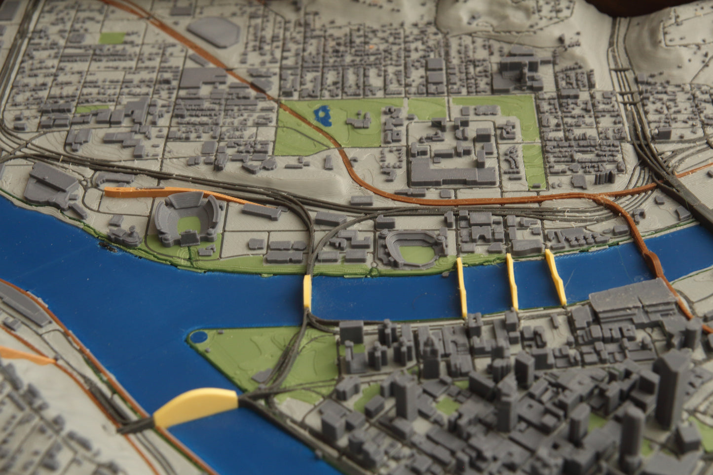 Pittsburgh 3D Topographic Map