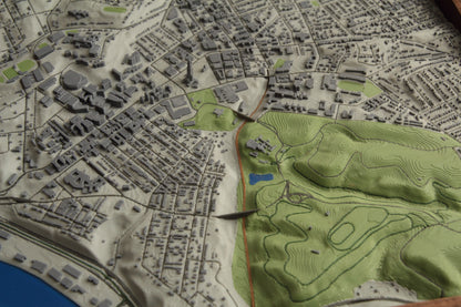 Pittsburgh 3D Topographic Map