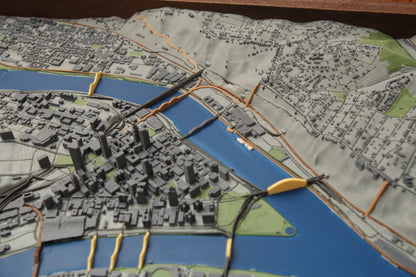 Pittsburgh 3D Topographic Map