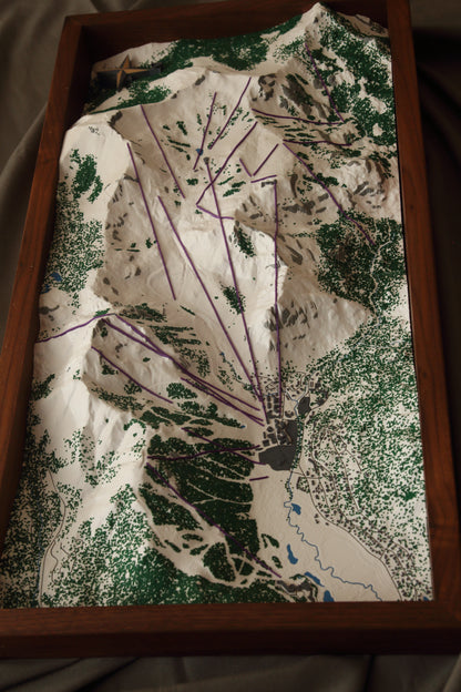 Tahoe Palisades / Olympic Valley 3D Map