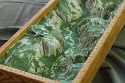 Yosemite 3D topographic map