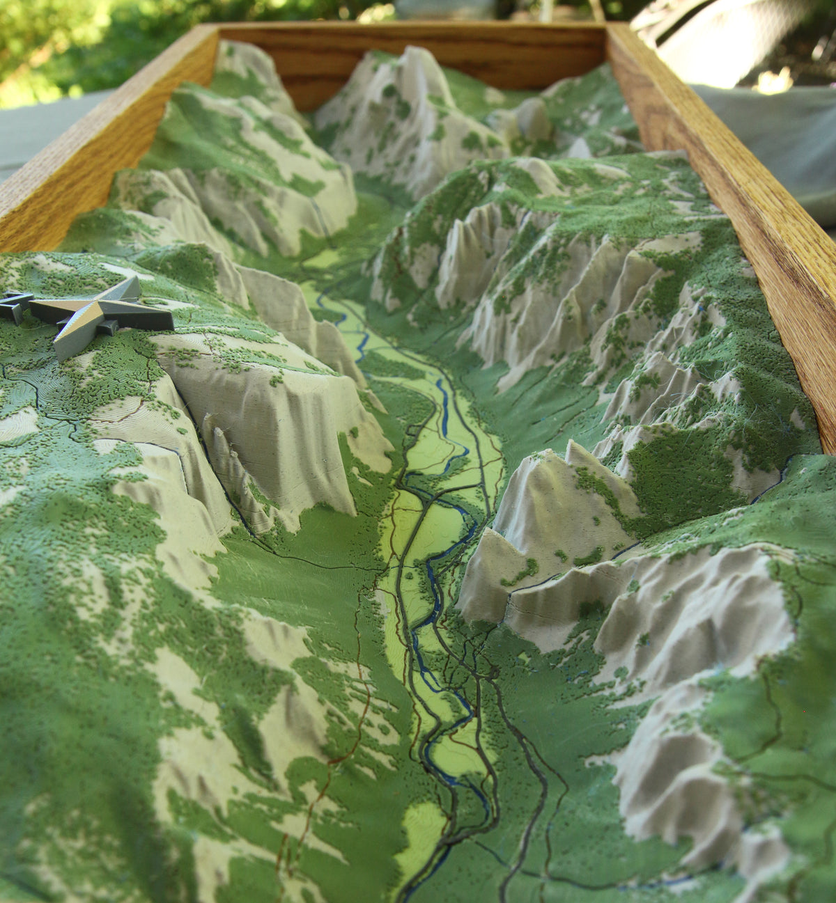 Yosemite 3D topographic map